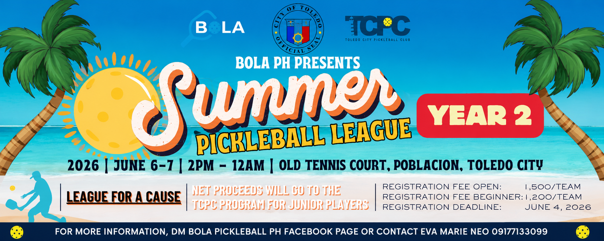 Summer Pickleball League 2026 - Year 2
